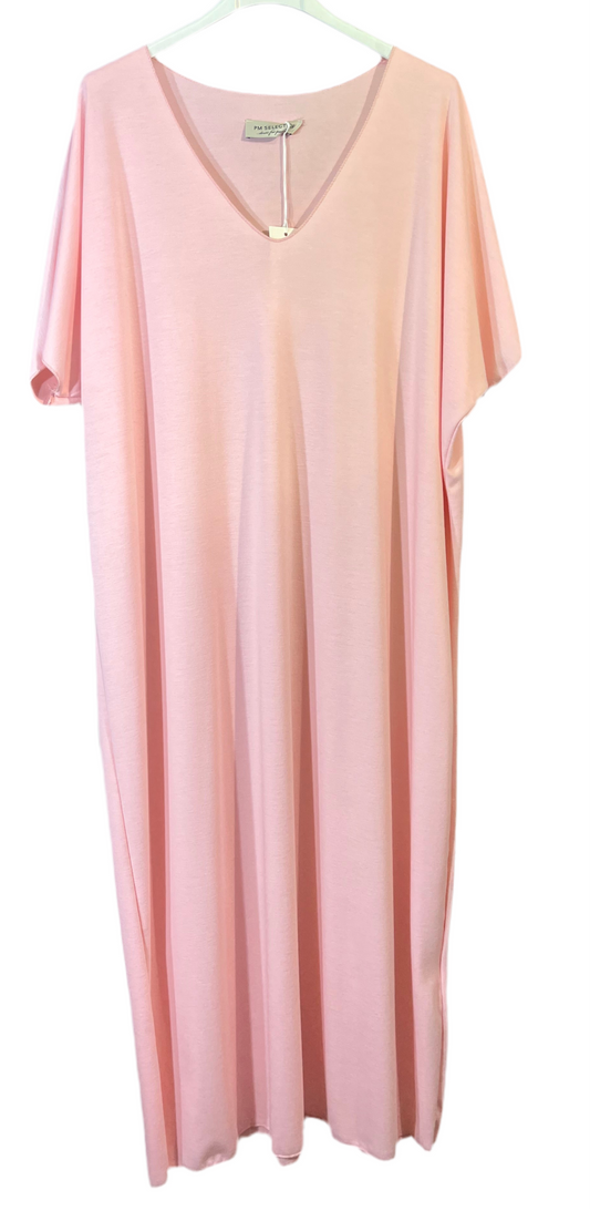 Curvy T-Shirt Kleid Maxi