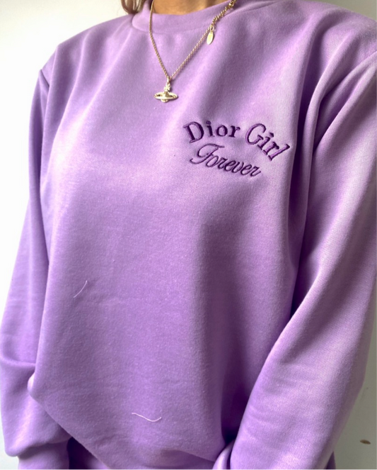 Sweatshirt „Forever Girl“ – Rosa