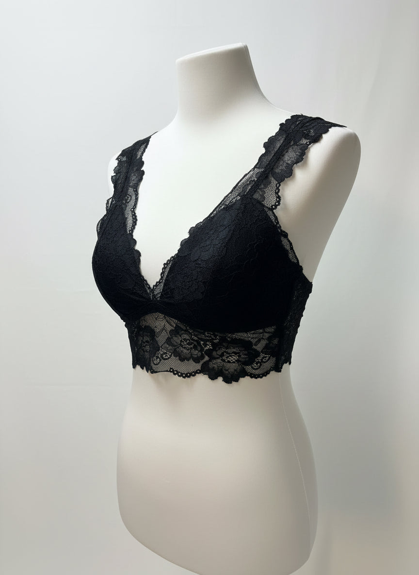 Spitzen Bralette schwarz