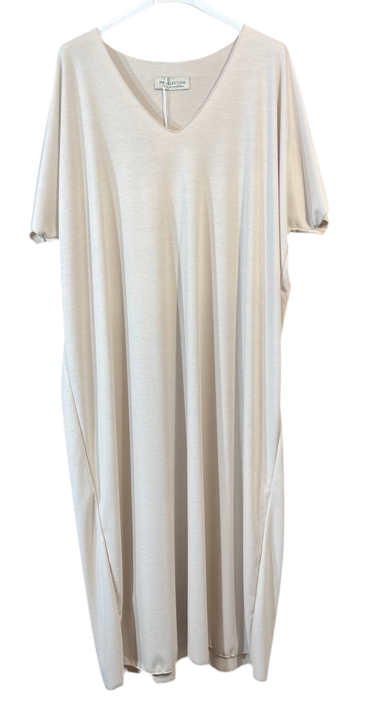 Curvy T-Shirt Kleid Maxi