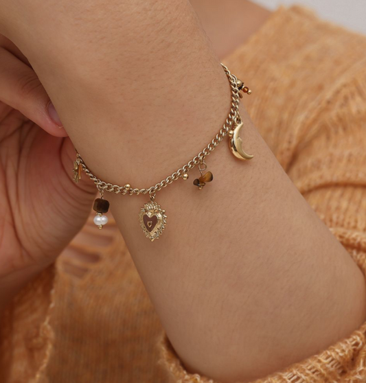 Charm-Armband „Cosmic Heart“