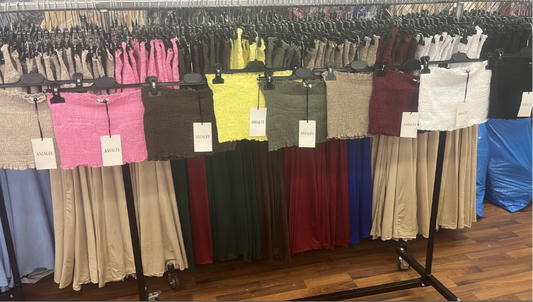 Musselin Bandeau Top