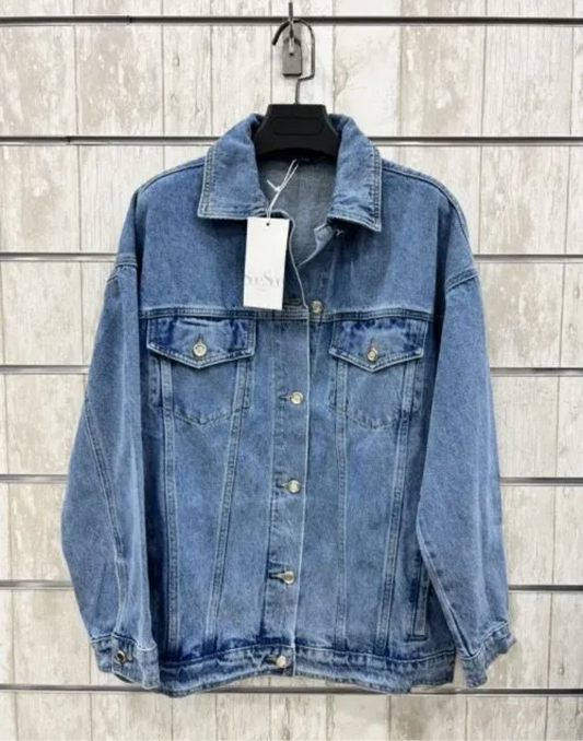 Oversize "Sila" Jeansjacke