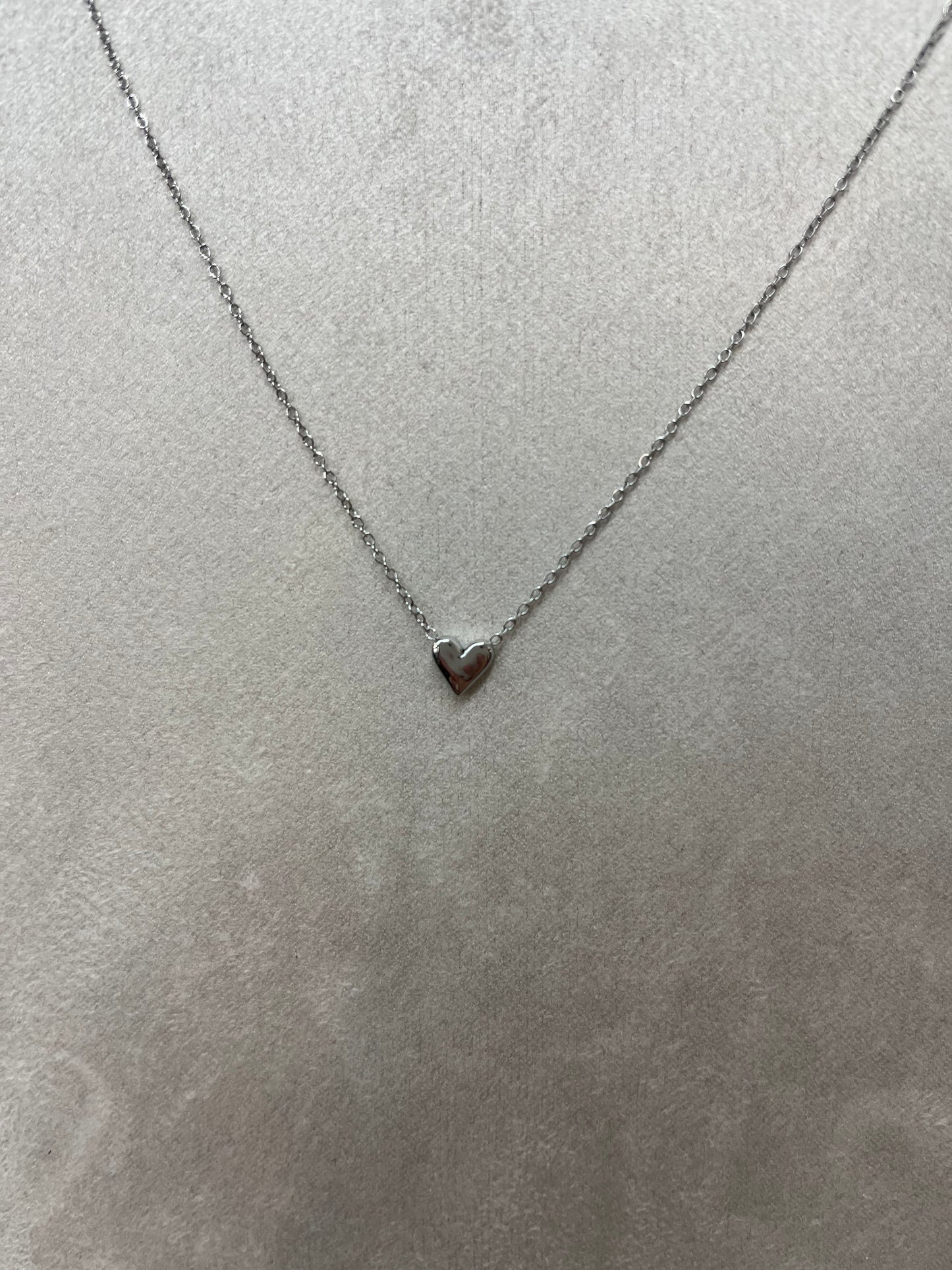 Herz Kette Silber klein