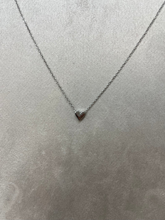 Herz Kette Silber klein