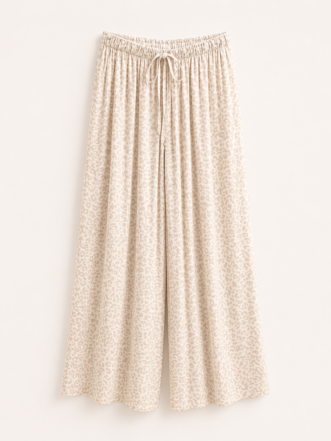 Viskose Hose Leo Beige