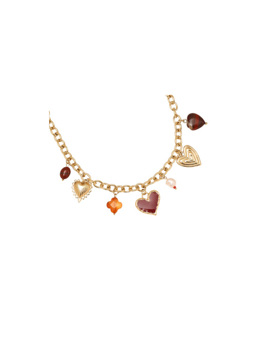 Kette Love mit Charms