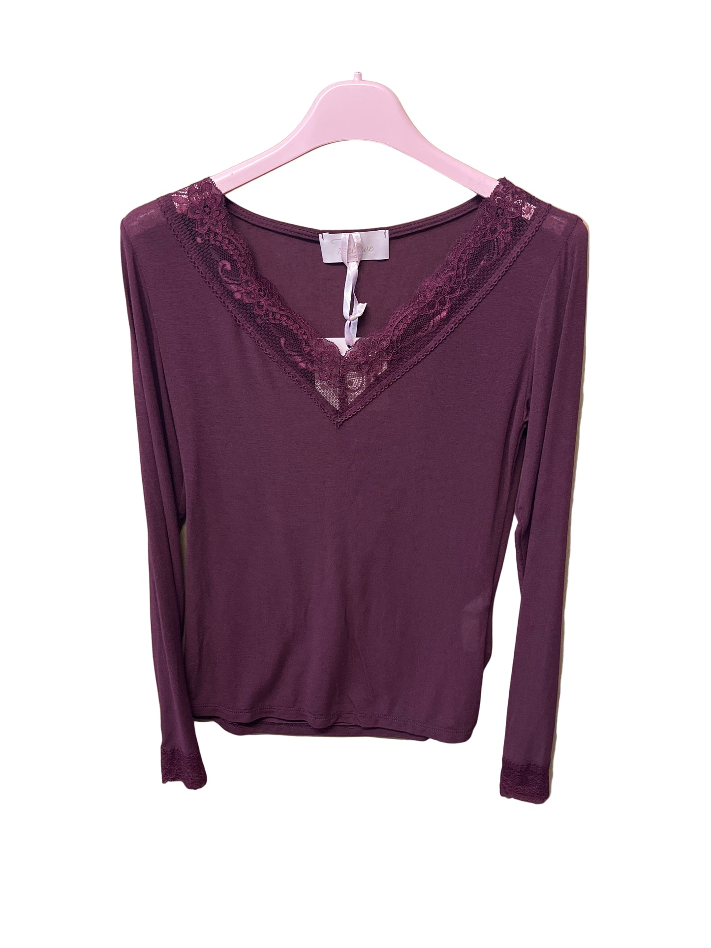 Cashmere Shirt mit spitze