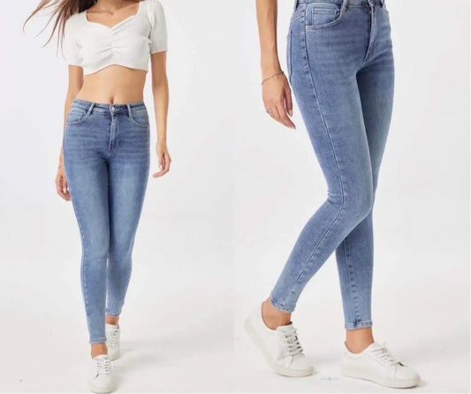Skinny Jeanshose" Zoe" Blau