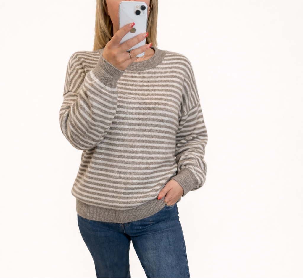 Pullover Jessy mit Streifen