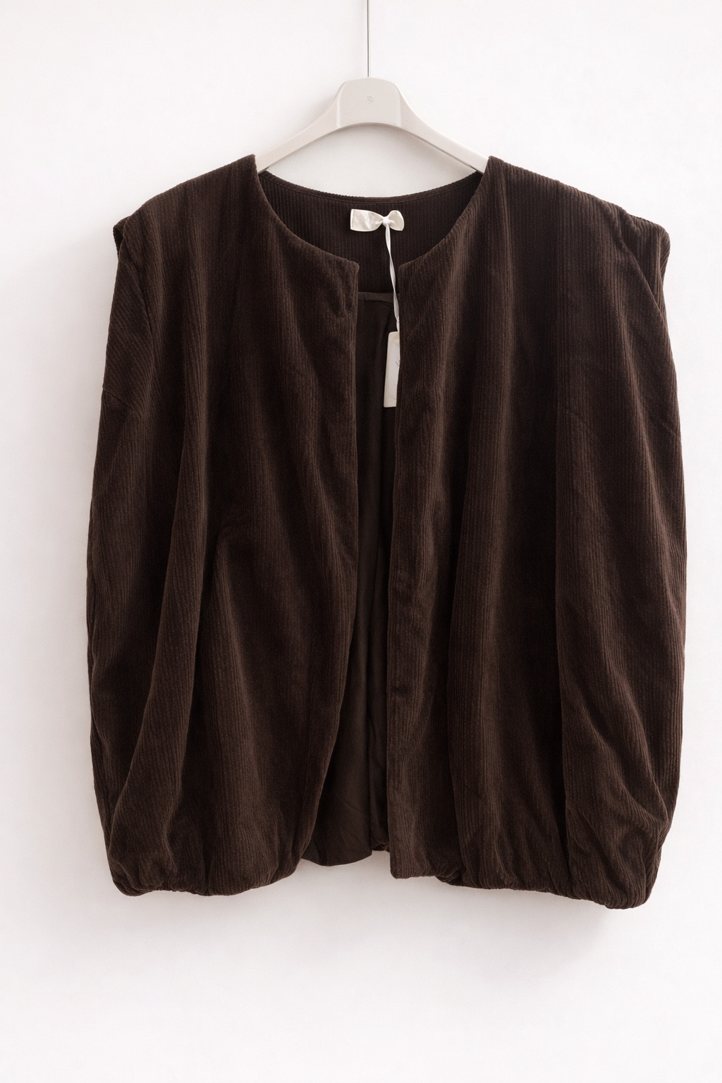 Cord Weste in Braun Zora