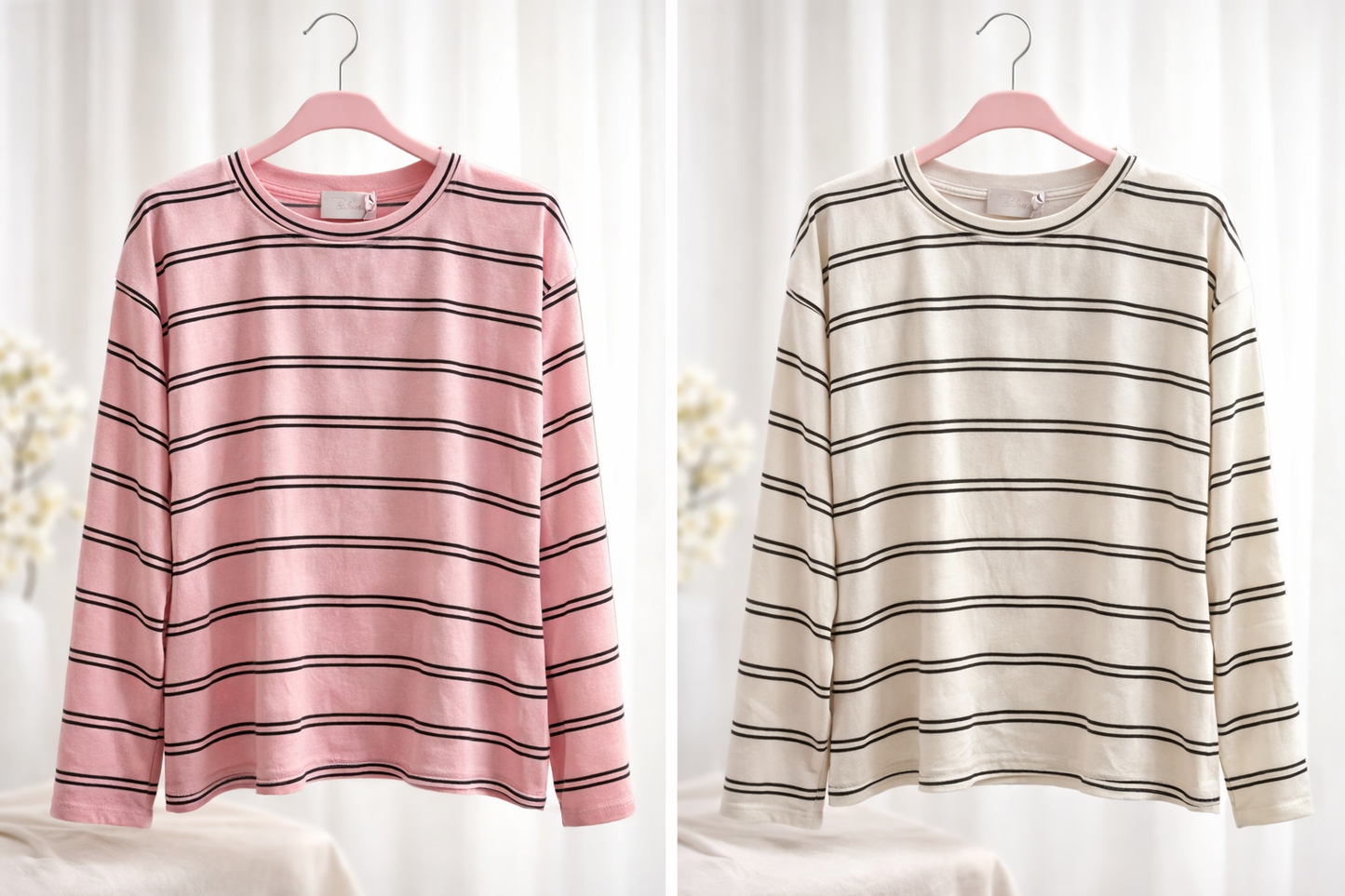 Baumwolle Shirt „Louisa“ gestreift