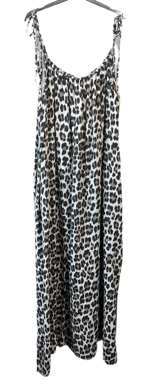Leo Musselinkleid Maxi
