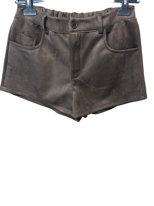 Shorts in Wildleder Optik