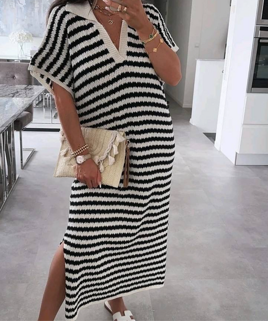 Strickkleid Maxi