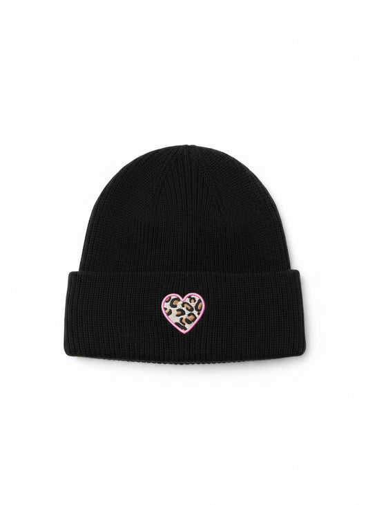 Leo Mütze Herz pink