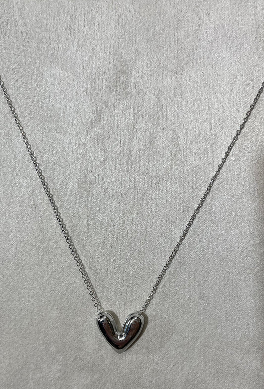 Herz Kette Silber