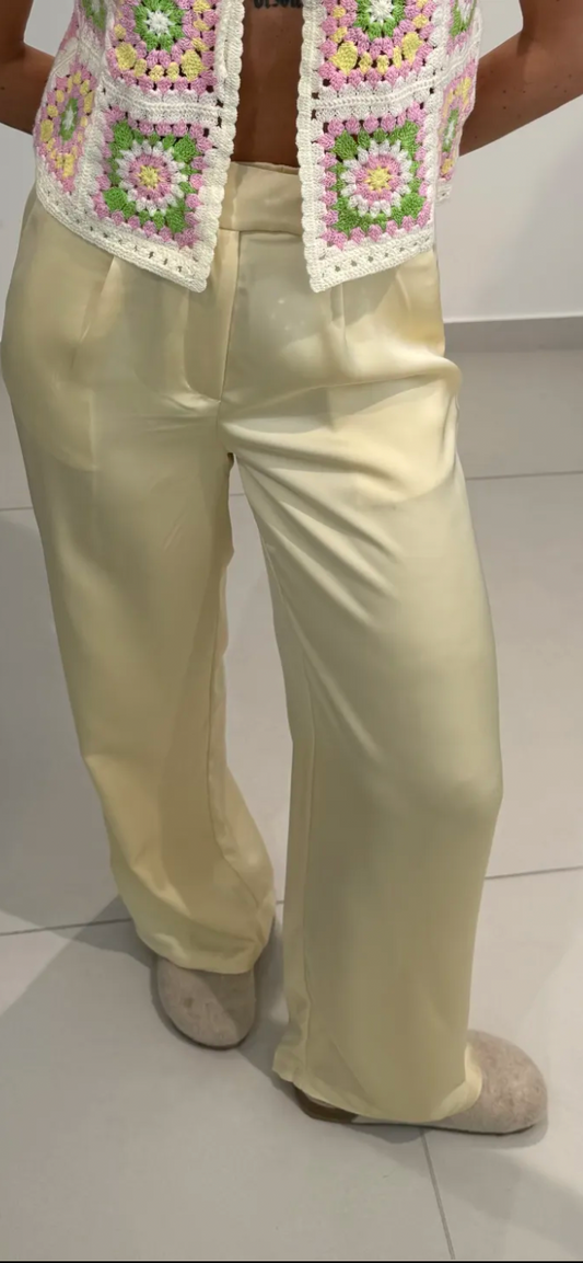 Satin Hose „Alice“ in Pastell