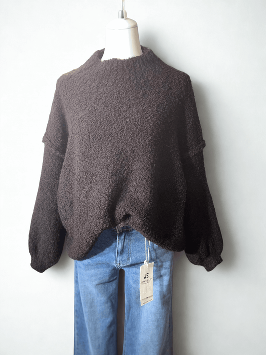 Oversized Bouclé Pullover Damen | One Size 36–46