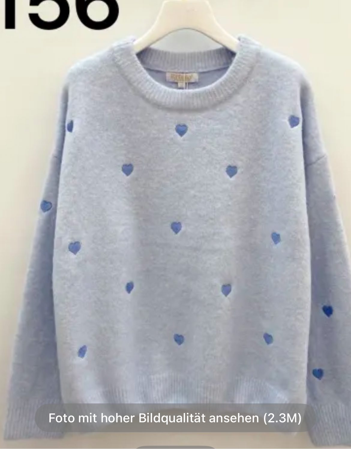 Pullover soft mit Herzchen