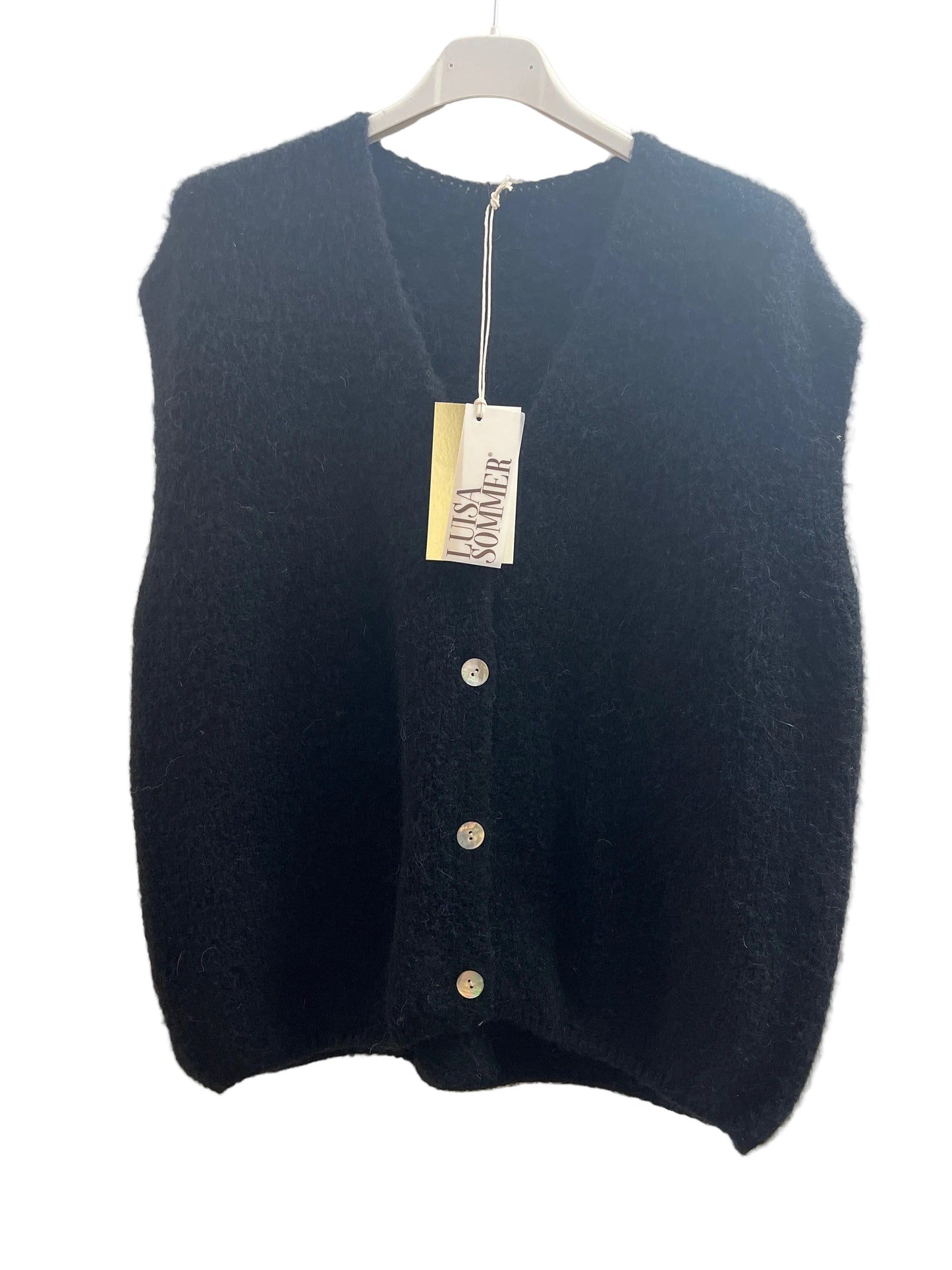 Strickweste „Elea“ | Damen Weste mit Knöpfen |