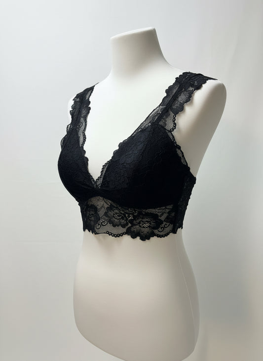 Spitzen Bralette schwarz