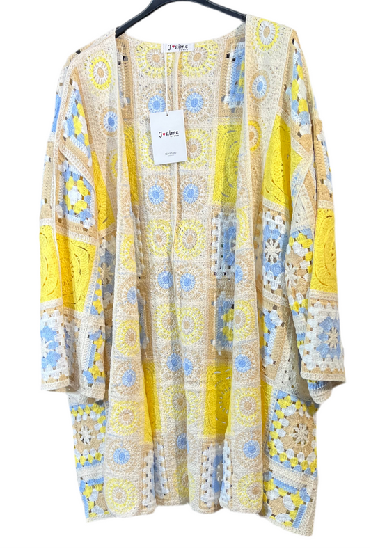 Boho-Strickjacke Curvy