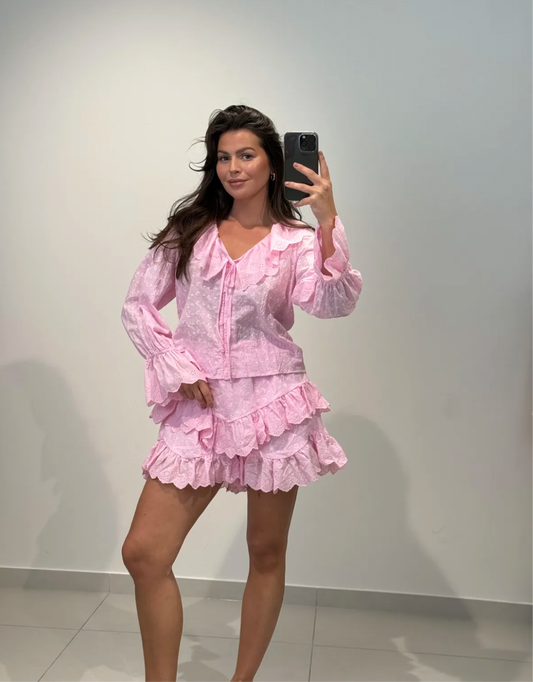 Bluse Lochstick