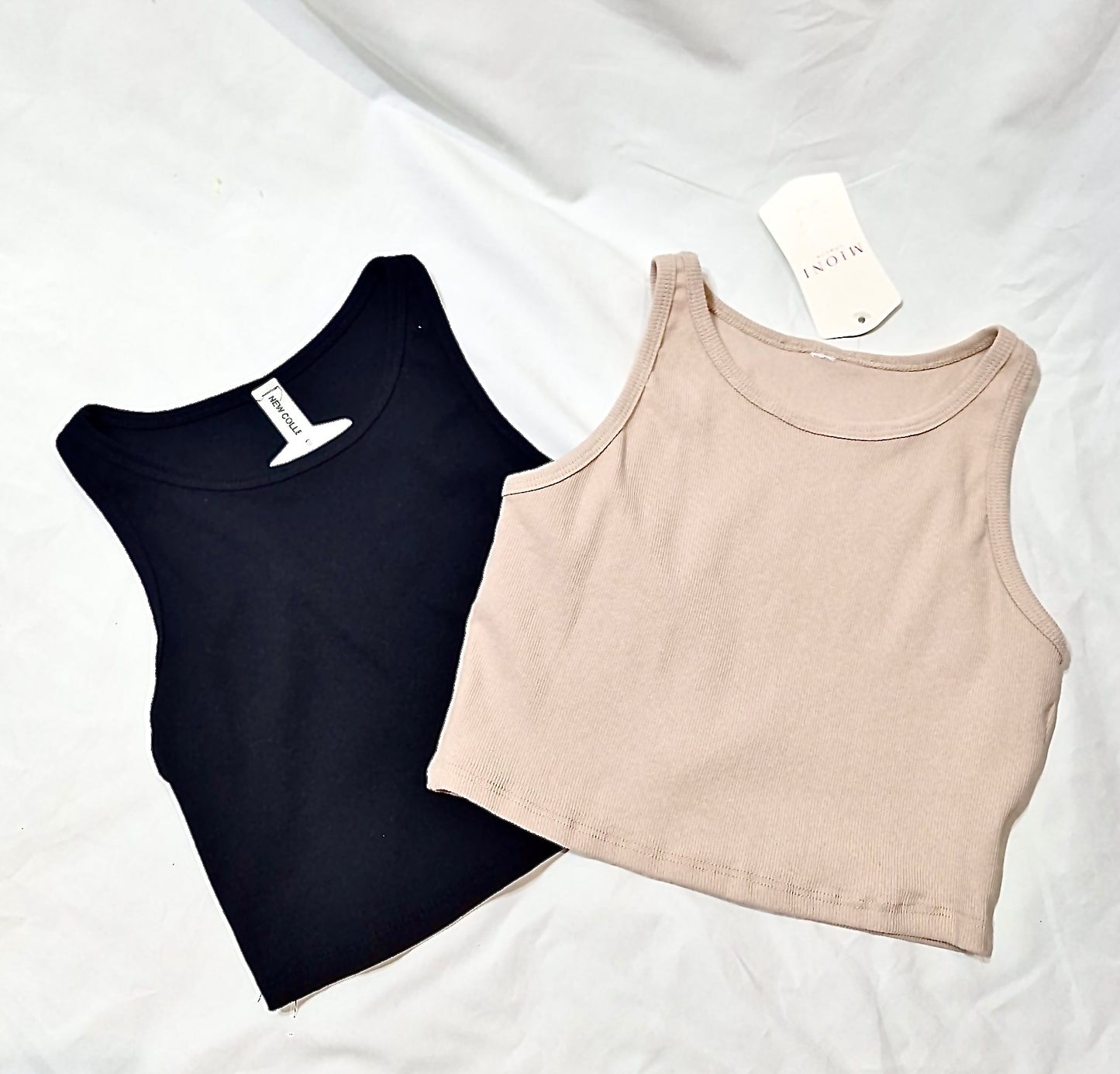 Rippstrick Crop-Top