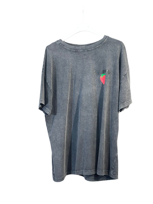 Strawberries Shirt Grau