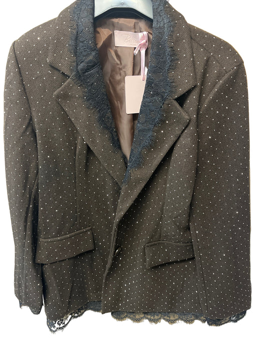 Blazer mit spitze und Glitzer
