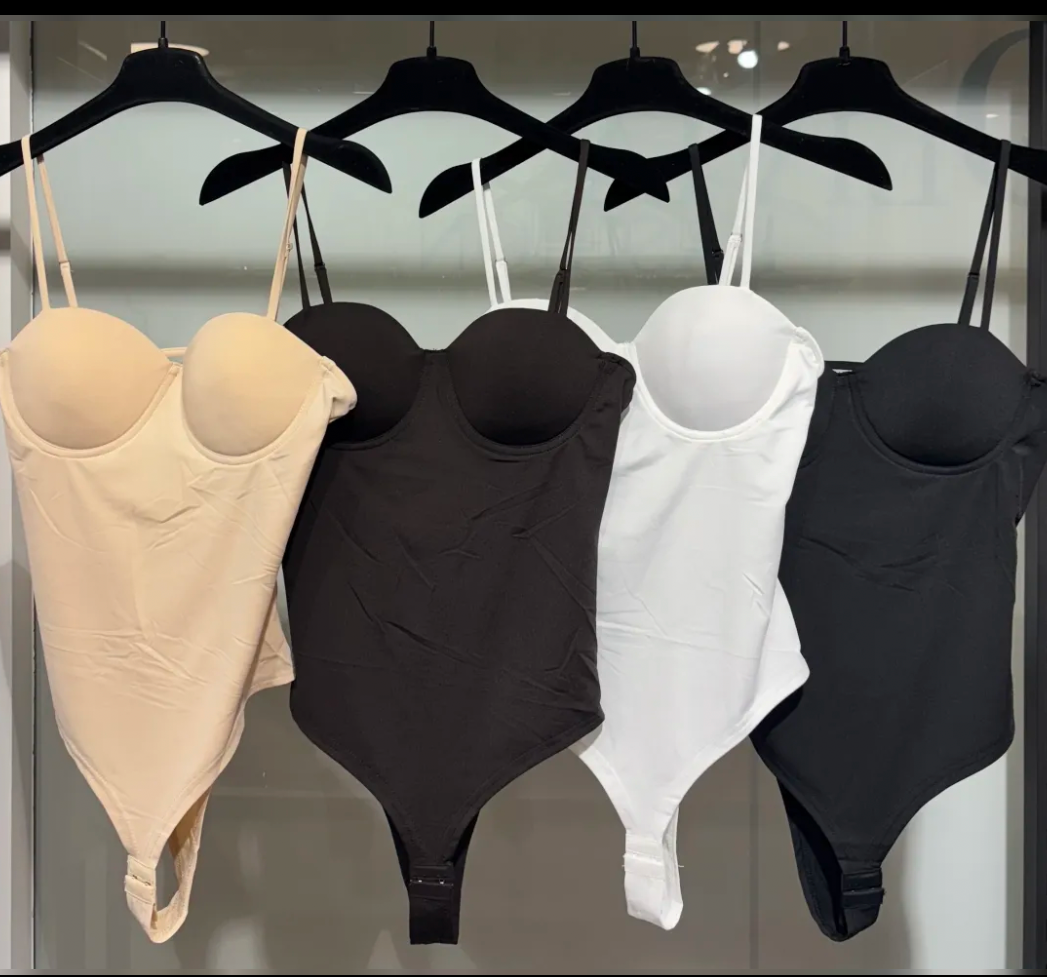 Soft Body mit Cups in Braun