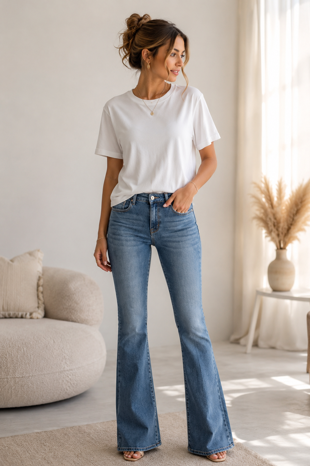 Flare Jeans Premium Denim