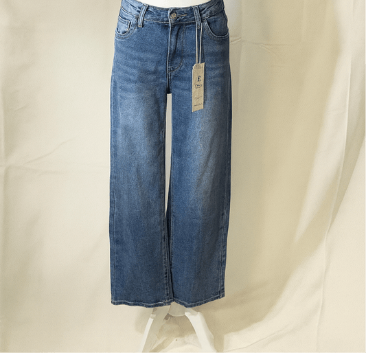 Jeanshose Damen Wide-Leg