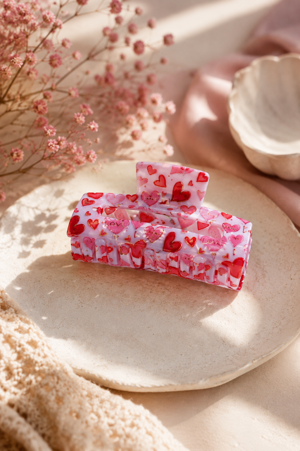 Große Haarspange Valentine