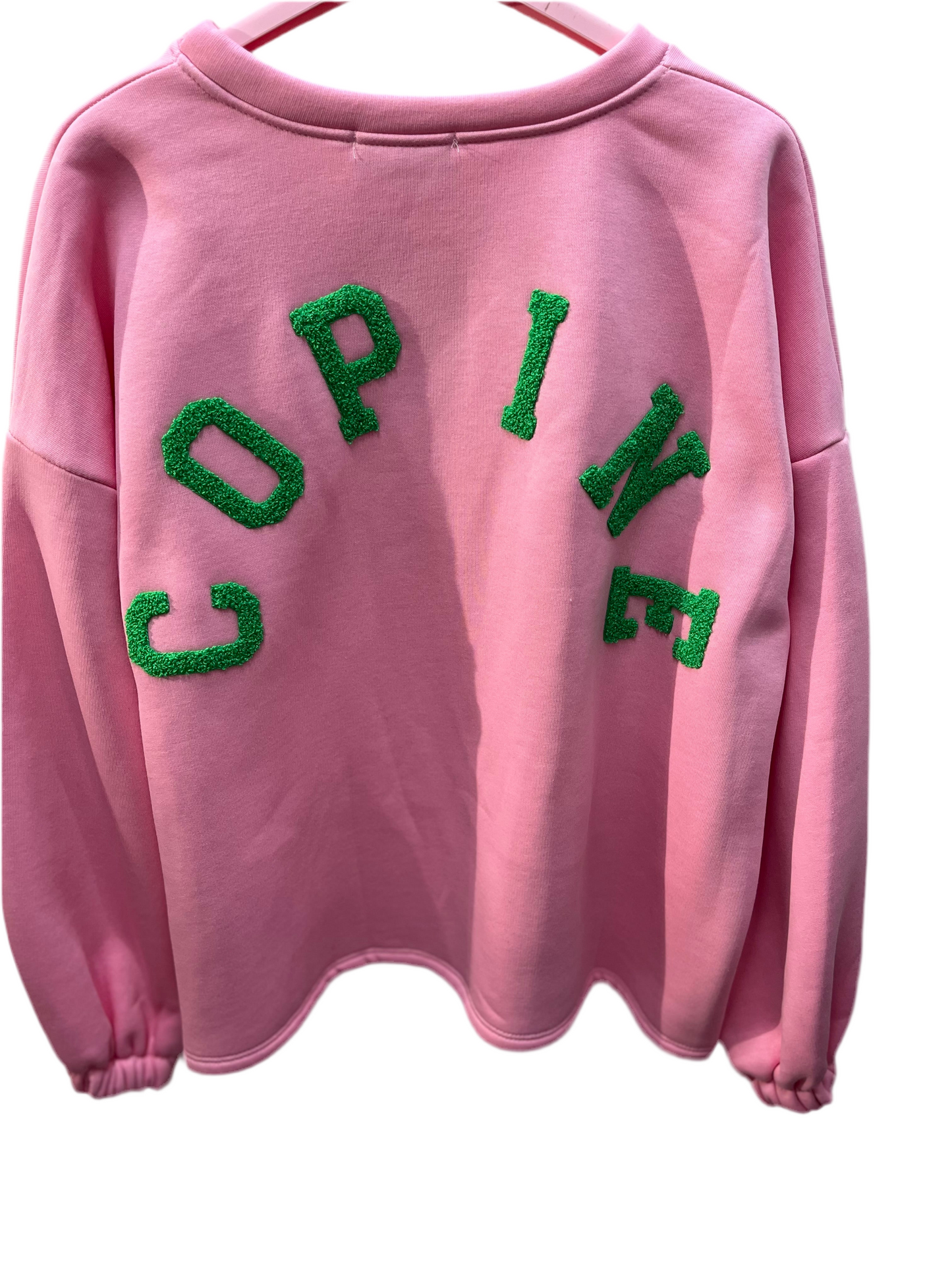 Pullover COPINE mit Backprint Teddy