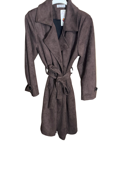 Mantel in Wildleder Optik