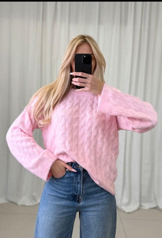Pullover Super Soft rosa