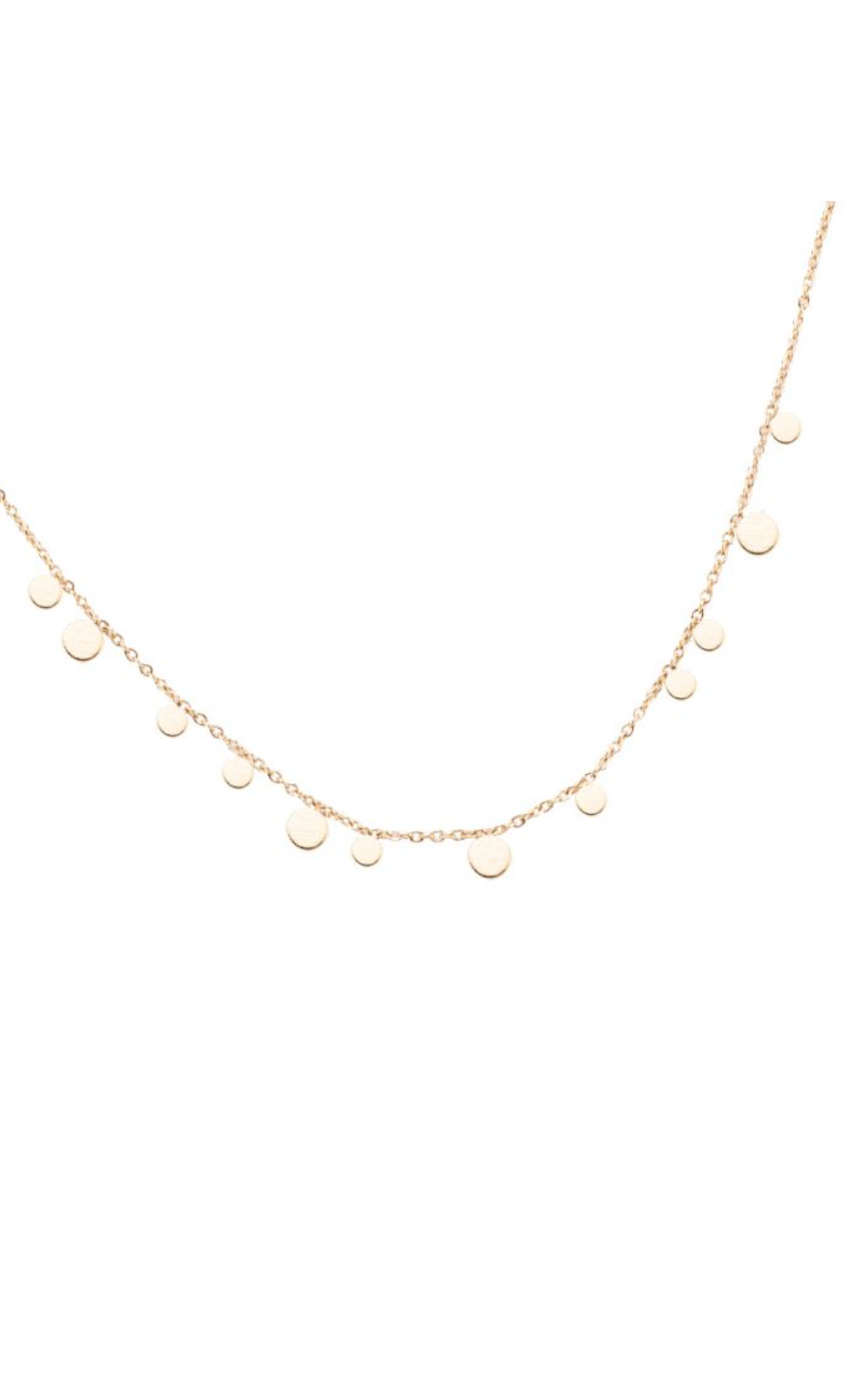 "Edelstahlkette mit Plättchen"