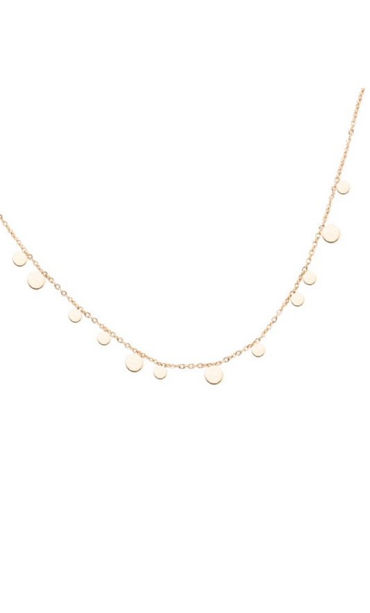 "Edelstahlkette mit Plättchen"