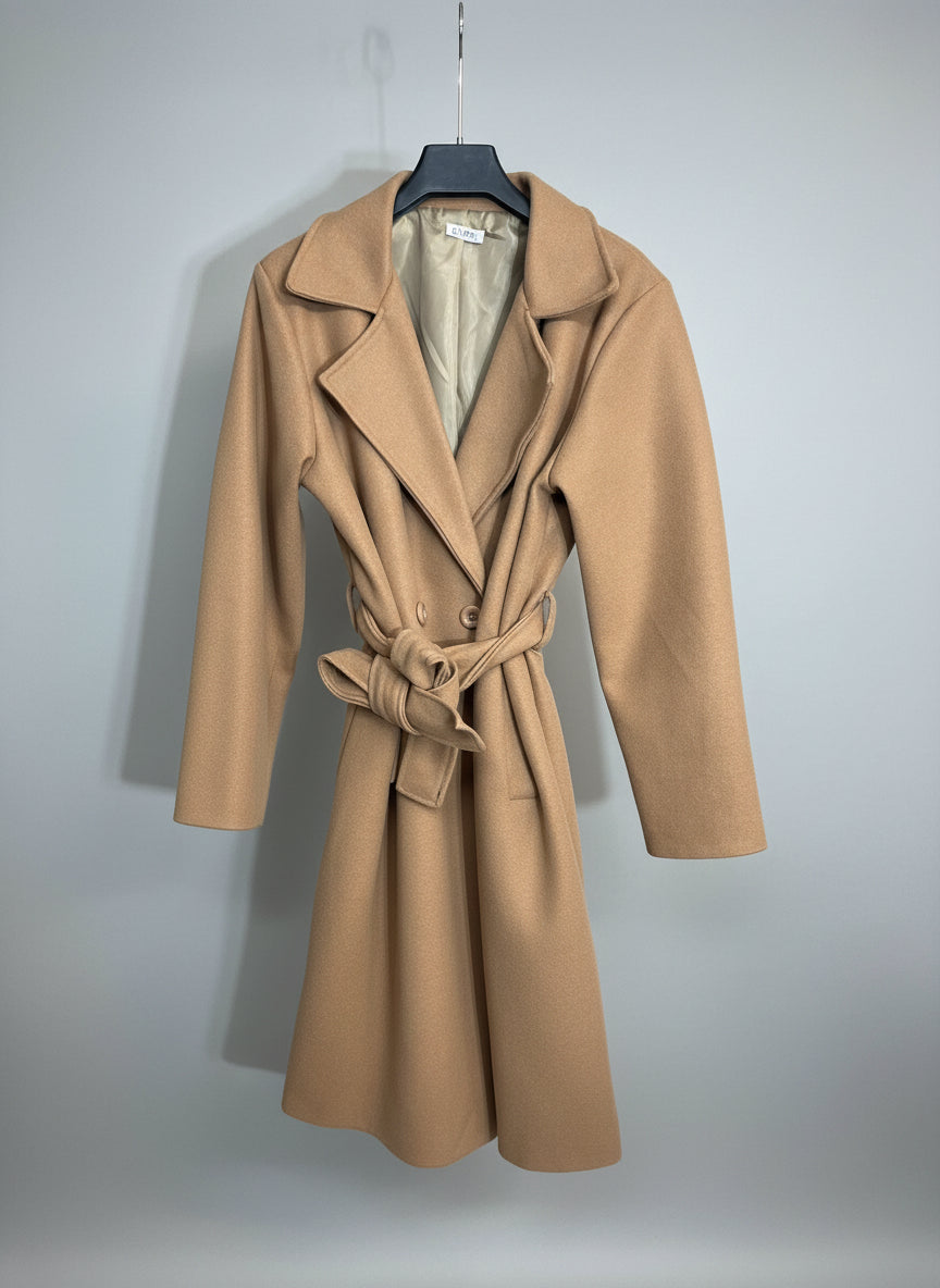 Schicker Mantel lang