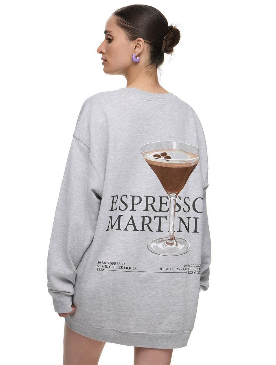 Oversize Shirt "Espresso Martini" | Trendiges Print-Shirt