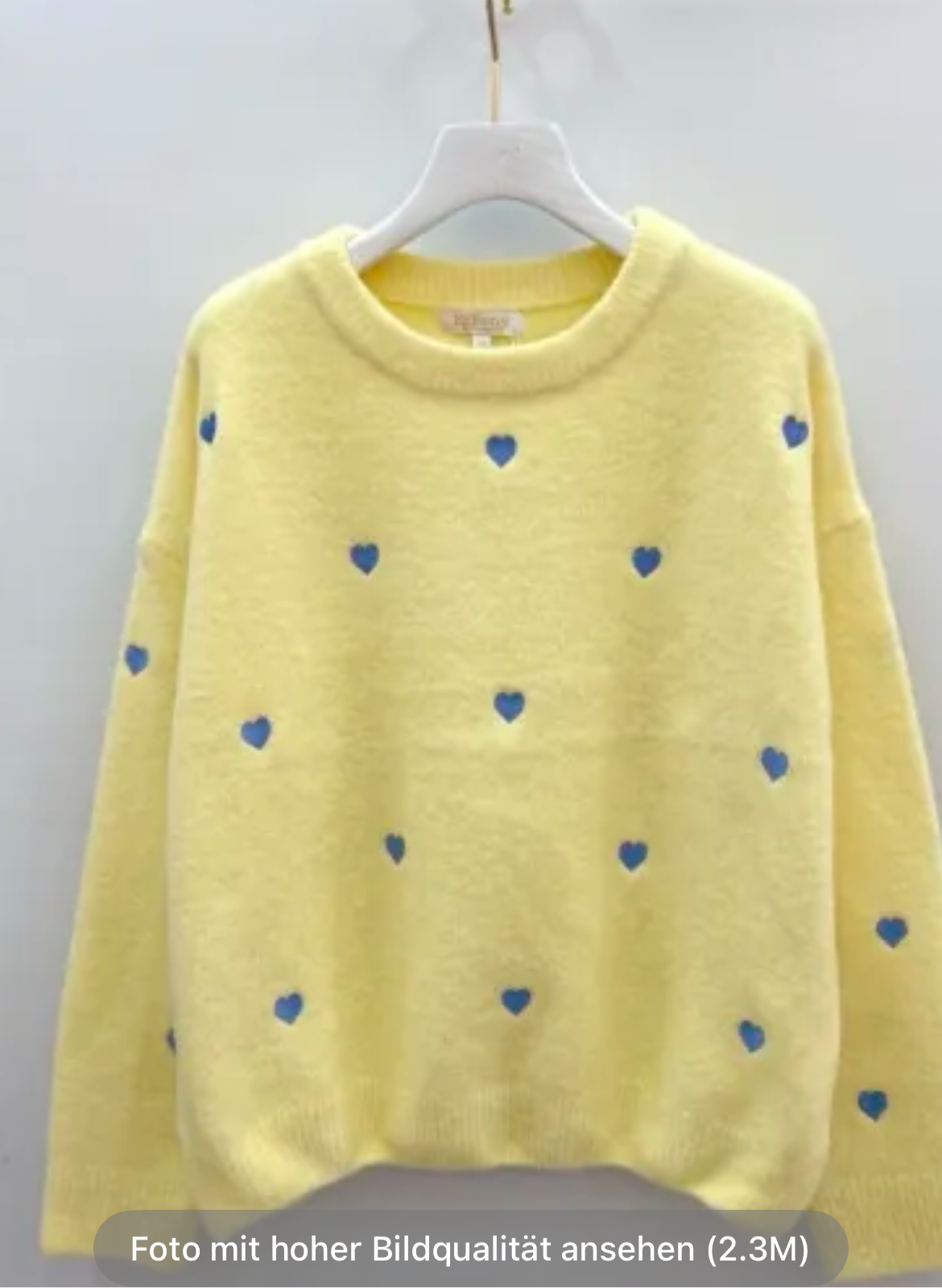 Pullover soft mit Herzchen