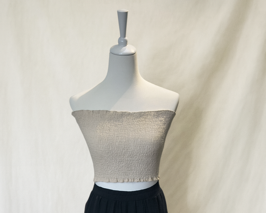 Musselin Bandeau Top