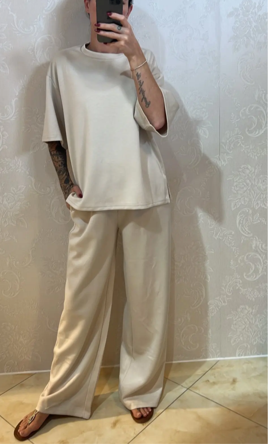 Butterstoffhose