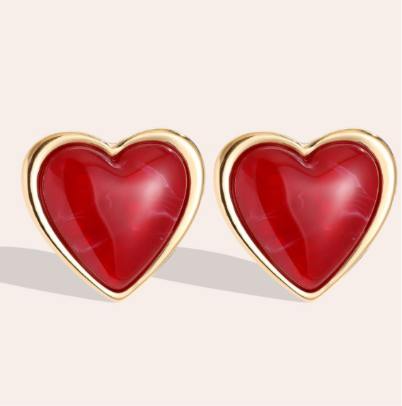 Ohrringe Red Heart