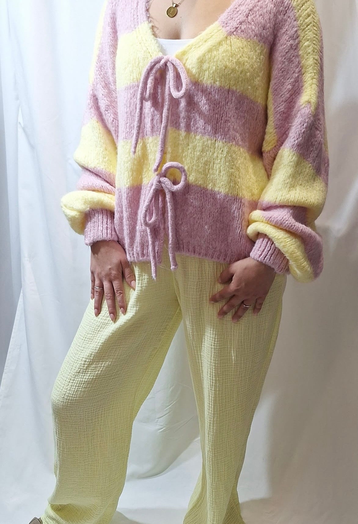 Cardigan Bonbon gestreift