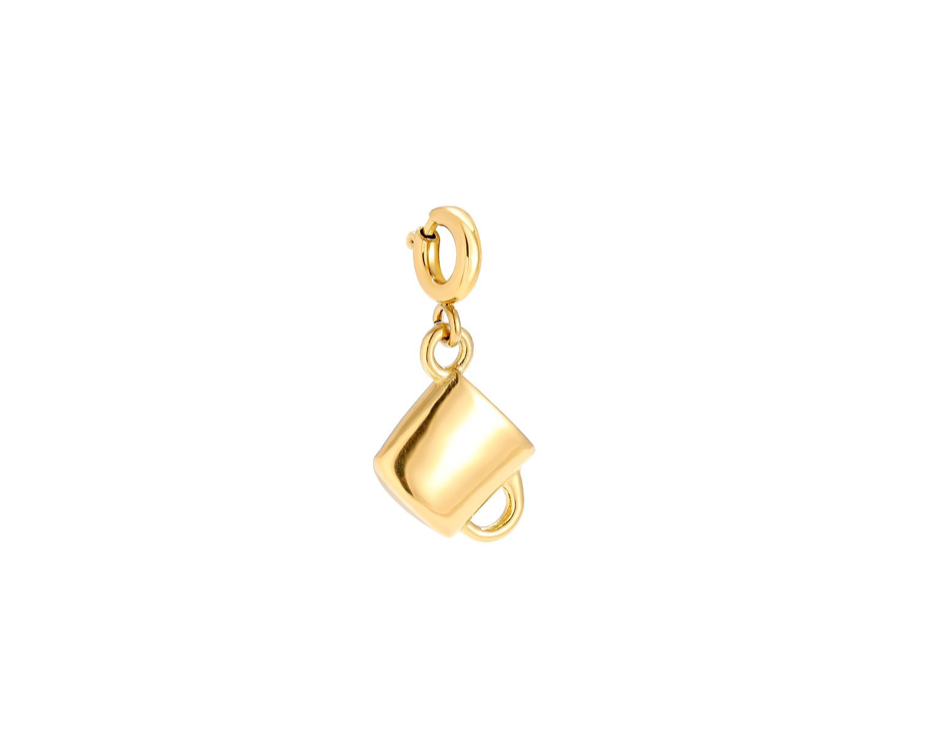 Charm Tasse in Gold