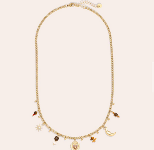 Charm-Kette „Cosmic Heart“