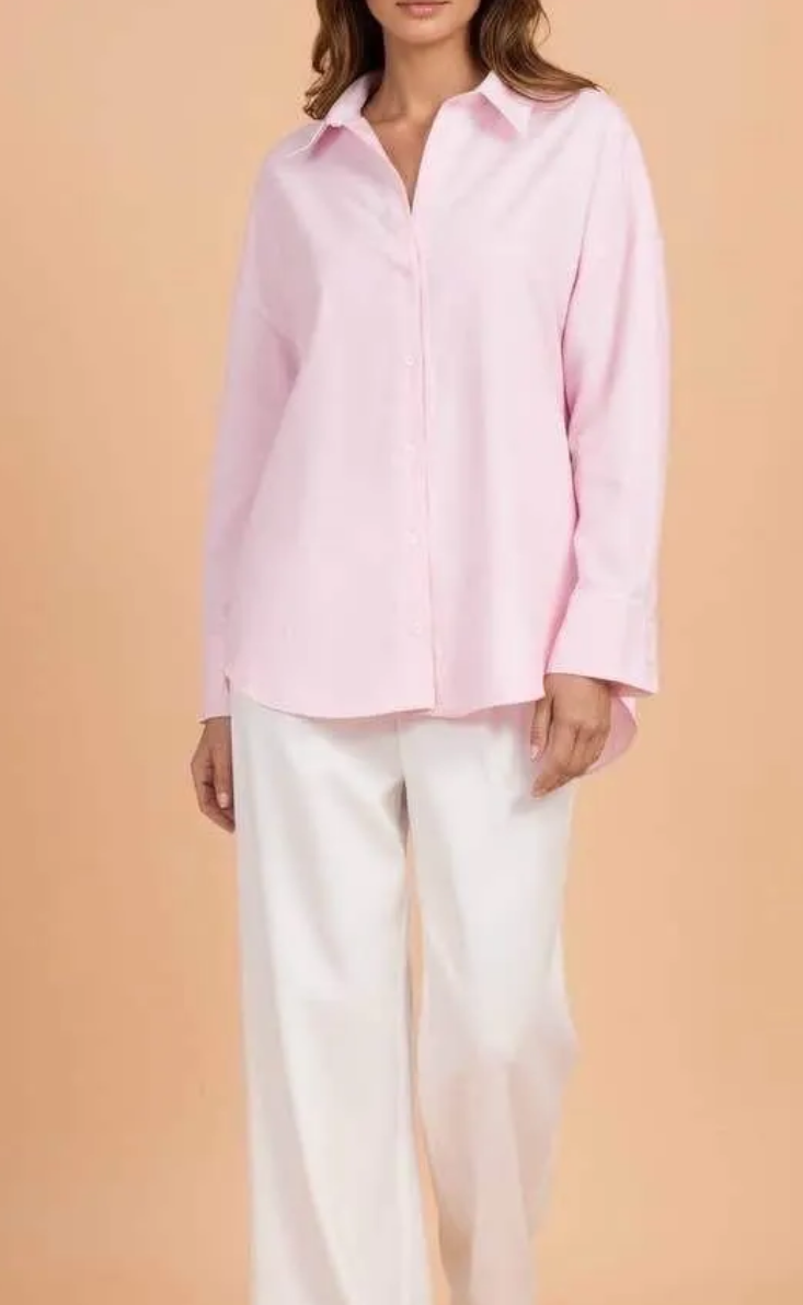 Bluse Leona aus Baumwolle rosa